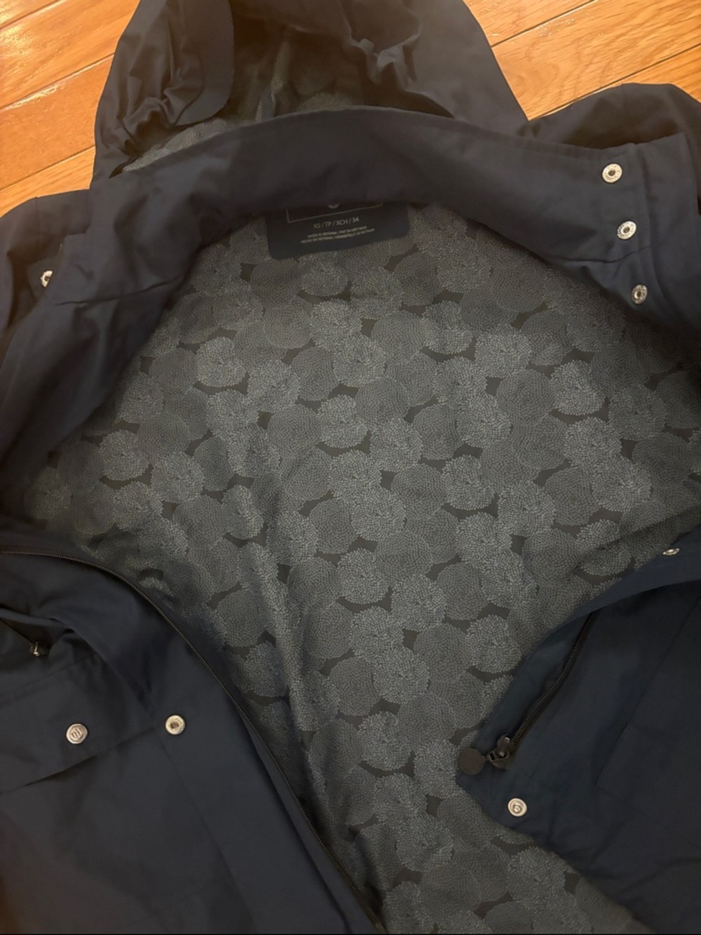 Bernardo Navy Hooded Utility Jacket - Picture 8 of 12
